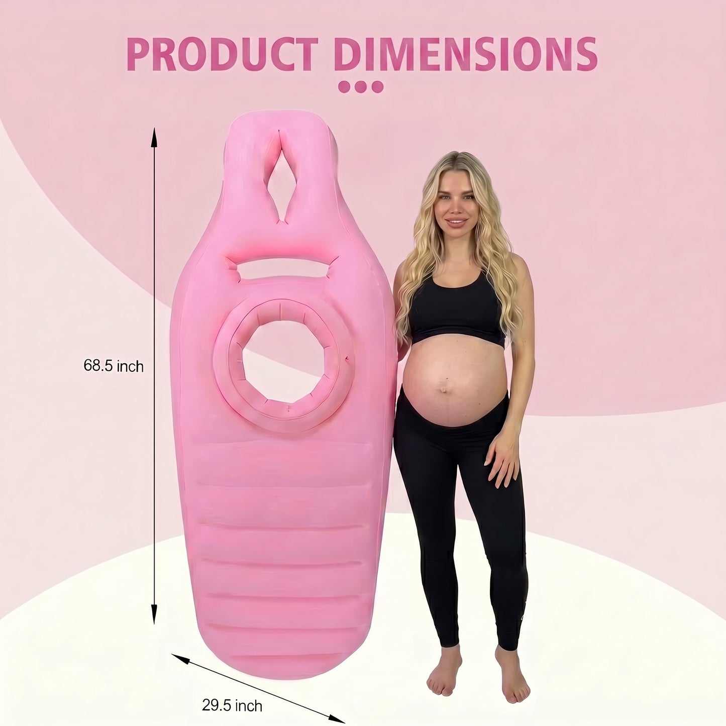Bumpli™-Inflatable Pregnancy Float